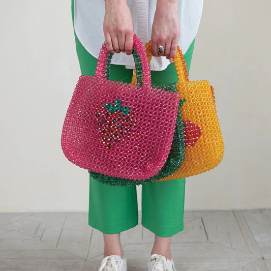 Acrylic Bead Icon Handbag