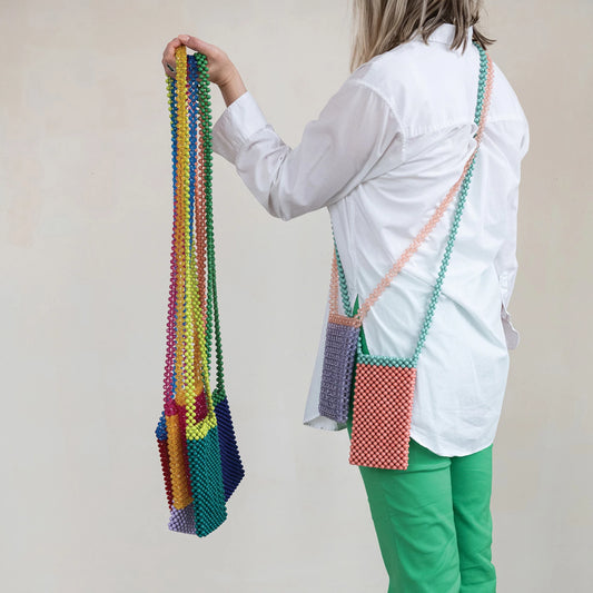 Acrylic Bead Phone Bag Crossbody