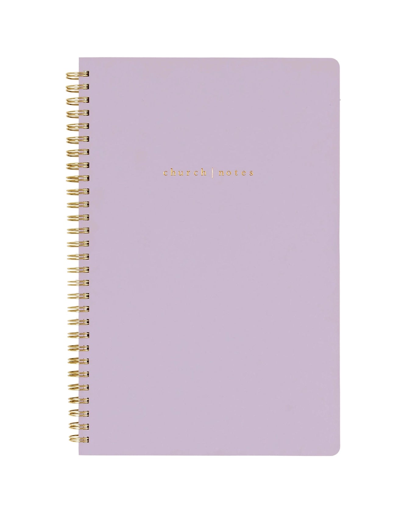 Lilac Church Notes Notebook