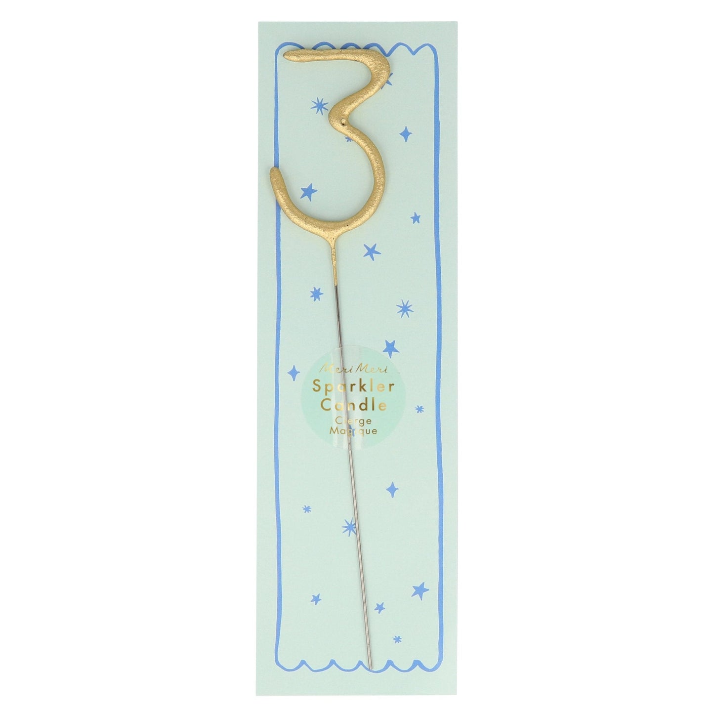 Gold Number Sparkler