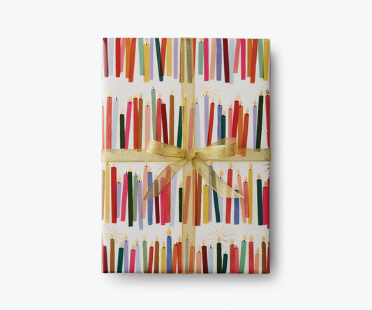 Candles Wrapping Paper