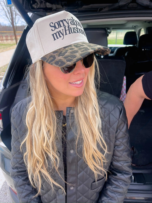 Sorry About my Husband Trucker Hat