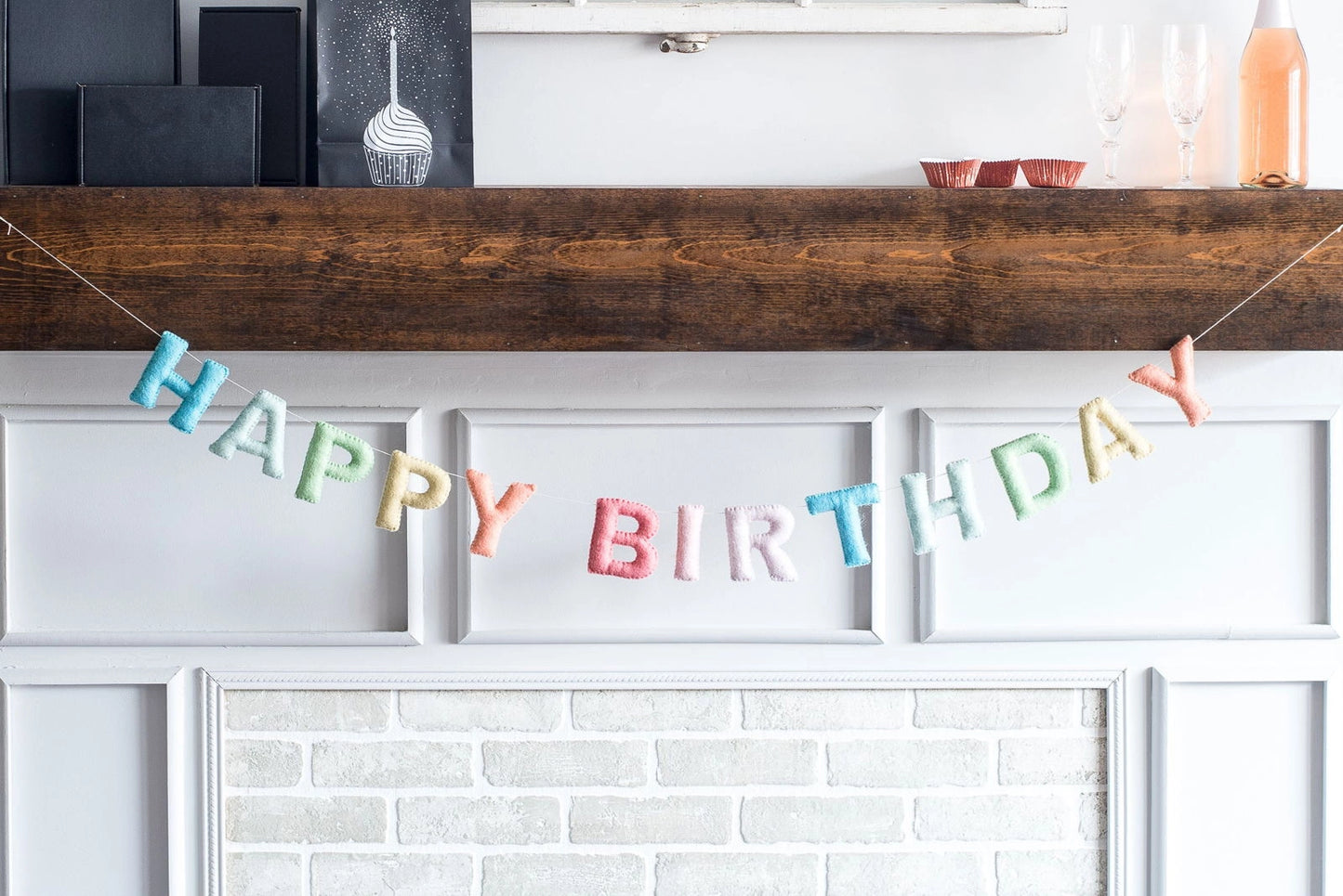 Happy Birthday Felt Banner