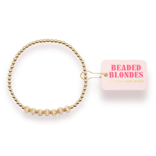 Lucky Fluted Bracelet