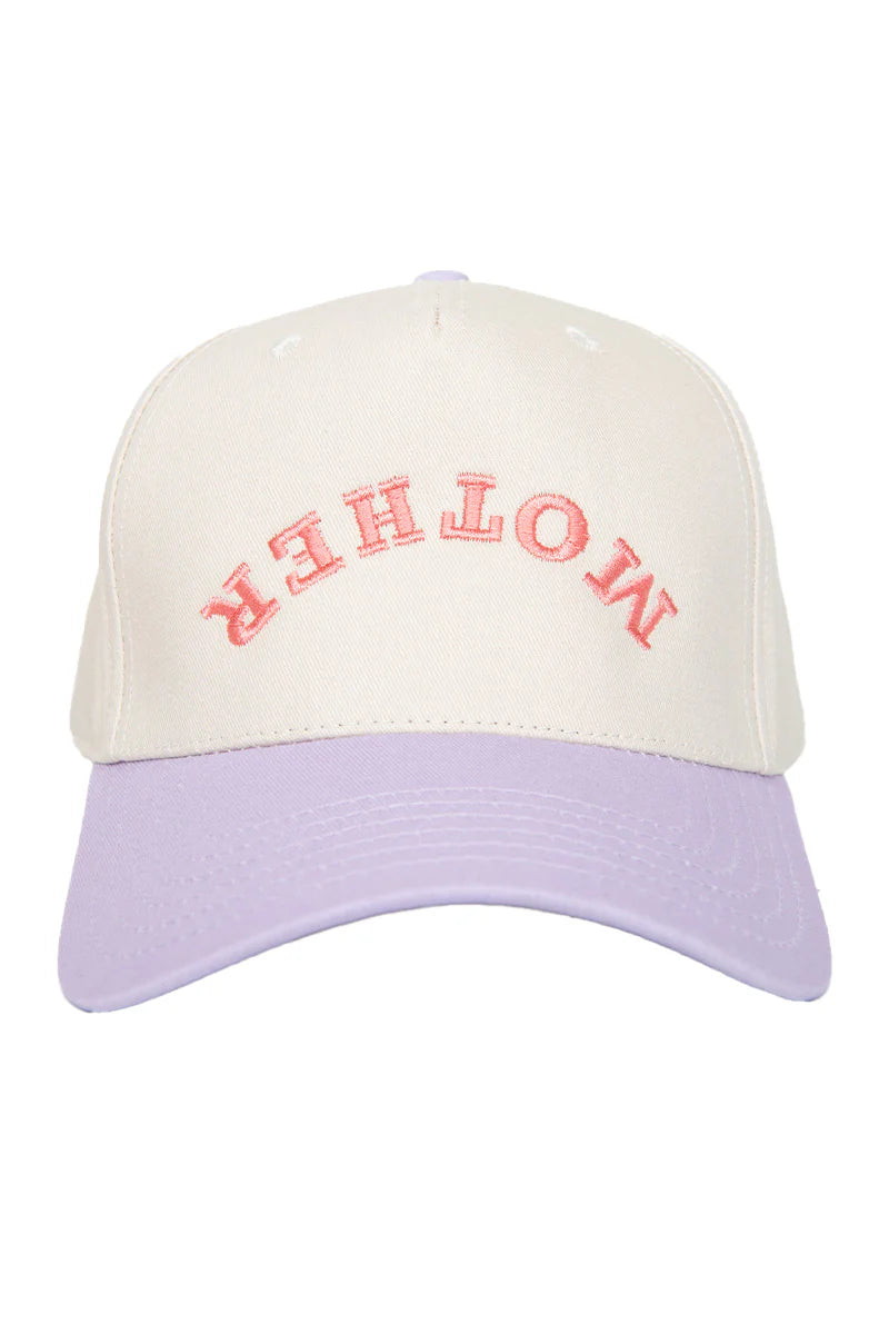 Mother Pink and Purple Hat