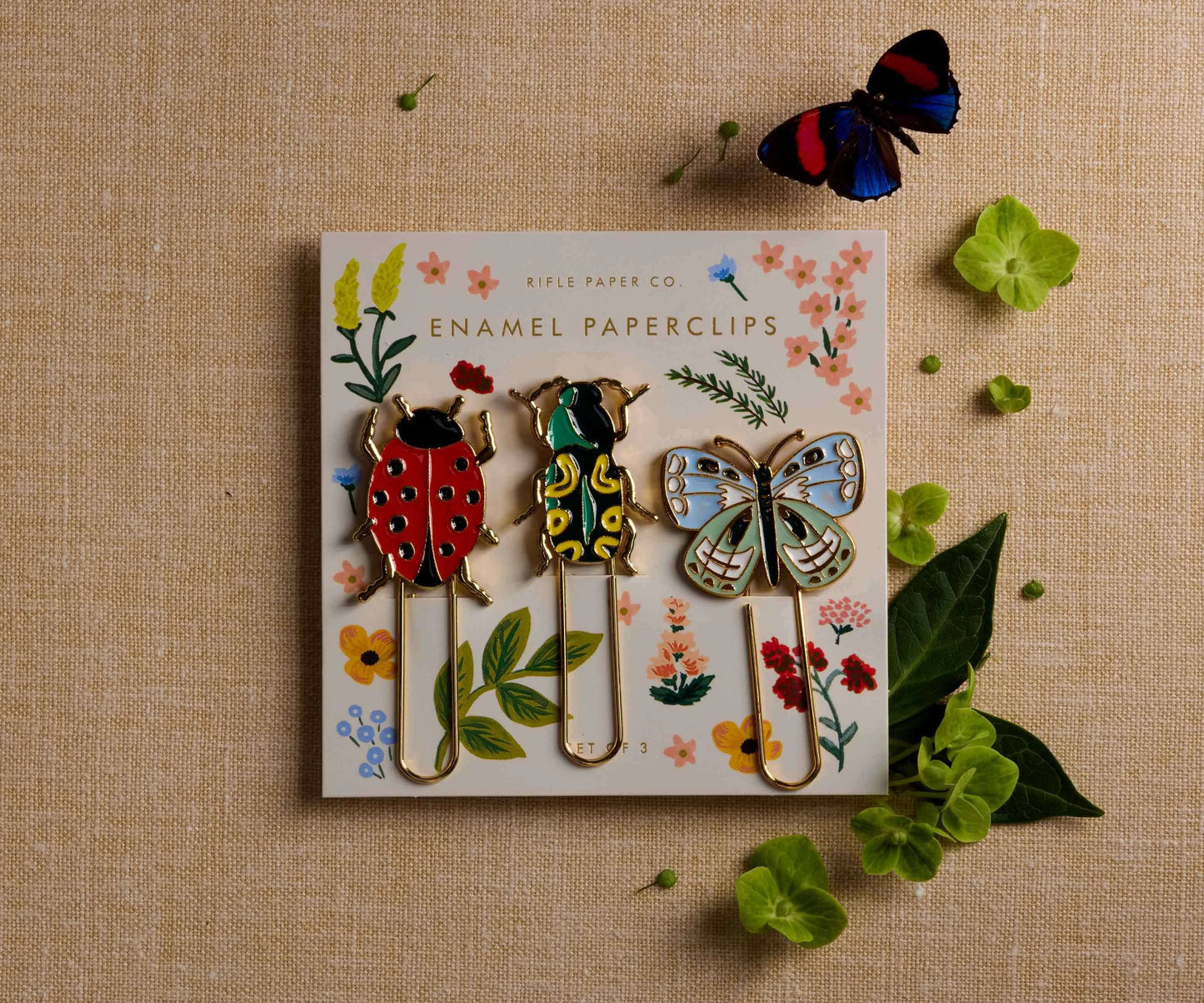 Curio Enamel Paper Clip Set